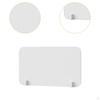 Desk Divider Panel with Clamps for Computer Workspaces Freestanding Shield