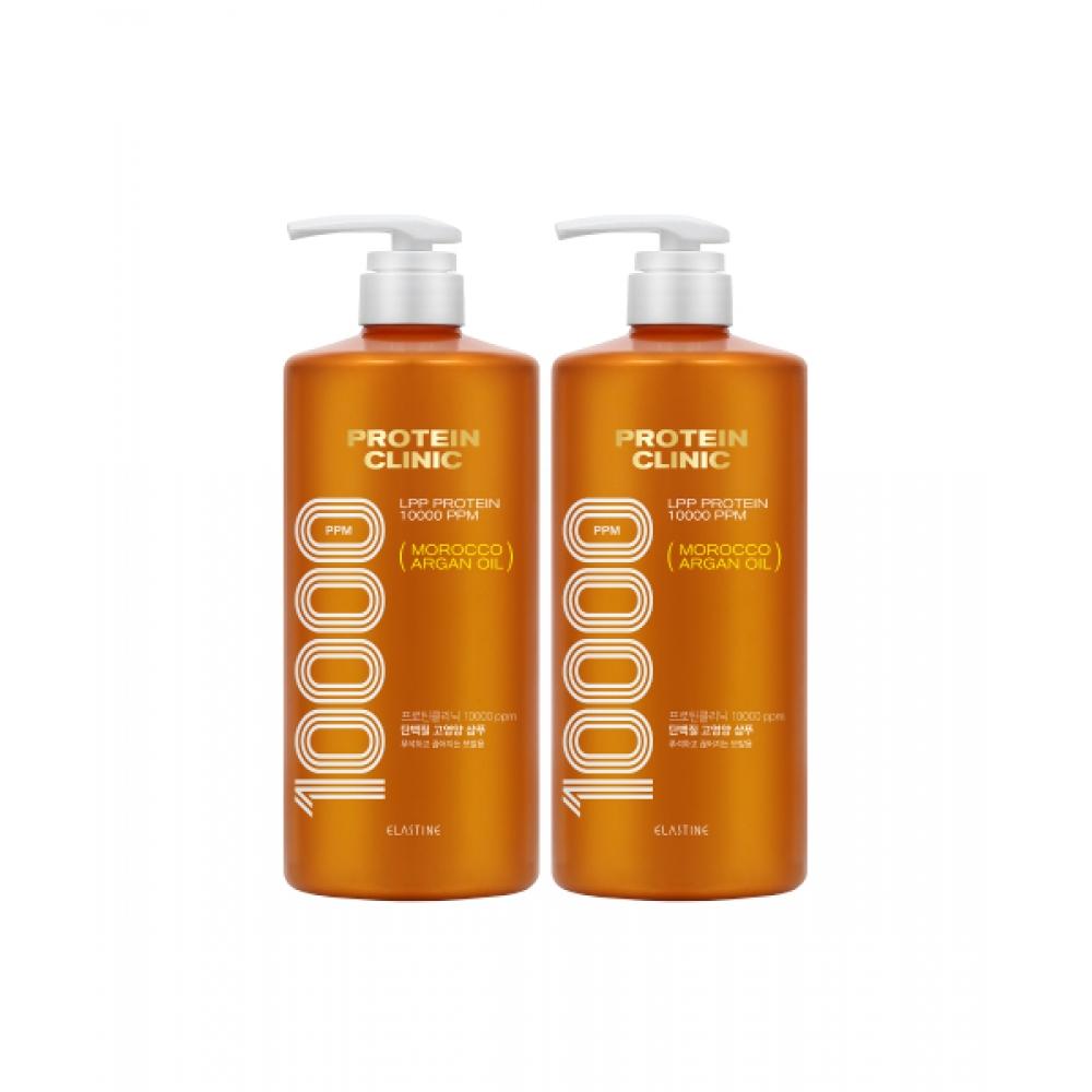 Elastine Protein Clinic Highly Nutritious Protein Floral Musk Shampoo 1000ml X 2 NONE