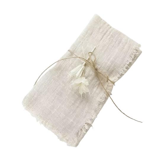 Bohemian Napkin with Fringe Solid Color Dinner Napkin Machine Washable Rustic Napkin for Home Farmhouse Party Wedding Dining Table Decor