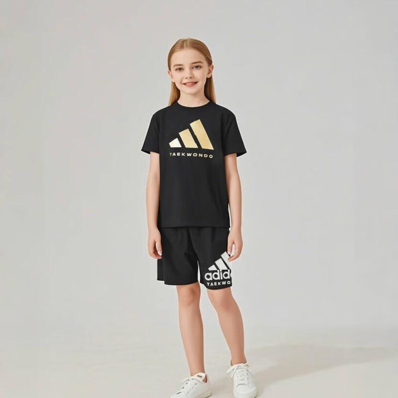 Adidas Kids Short Sleeve T-Shirt & Shorts Set 128