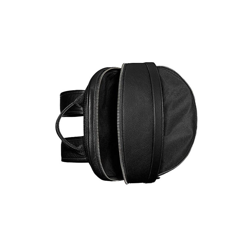 Coach Charter 30 Large Capacity Polished Pebbled Leather Backpack Backpack Large Men's Black