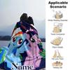 Little Pony (16) Personalized Name Blanket Gift Customizable Blanket Durable Comfort for Picnics Home Decor Nap Office Chair for All Occasions