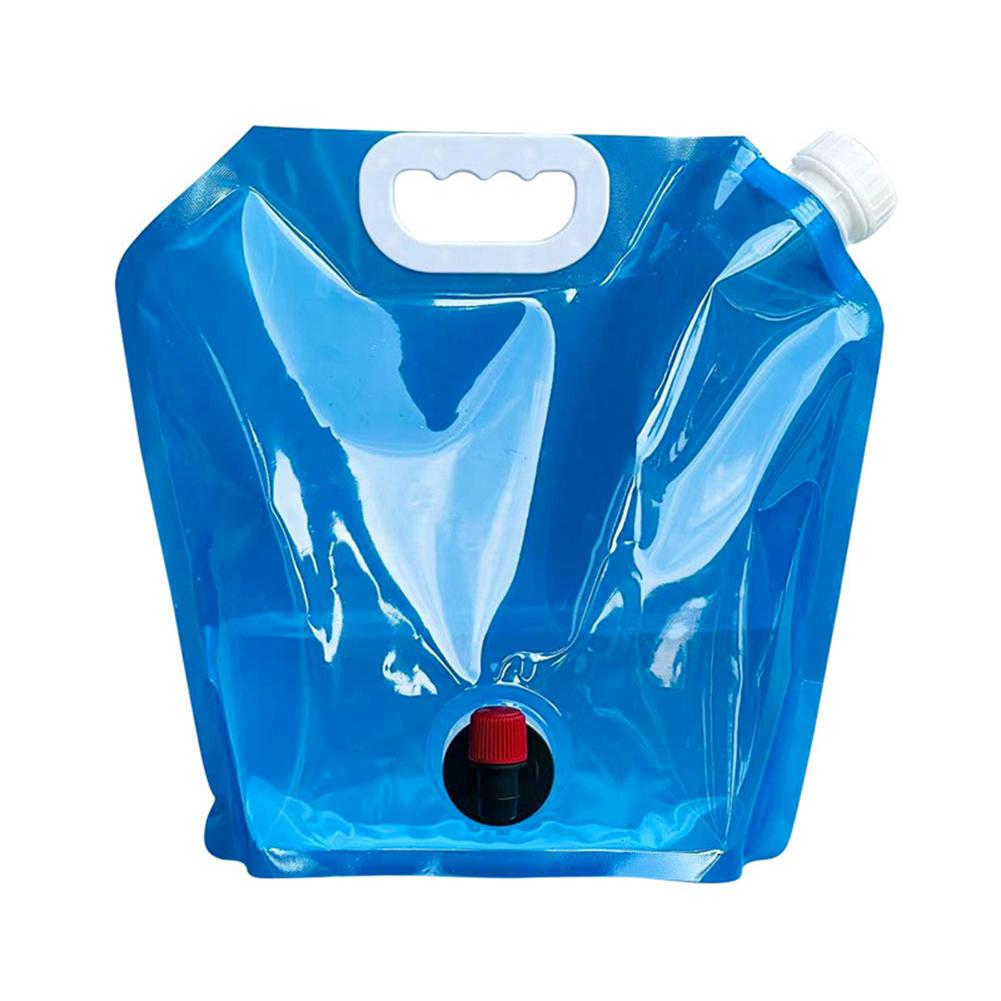 

5L/10L Large Water Container Multipurpose Outdoor Travel Collapsible Pouch No Leakage with Faucet for Hiking Picnic