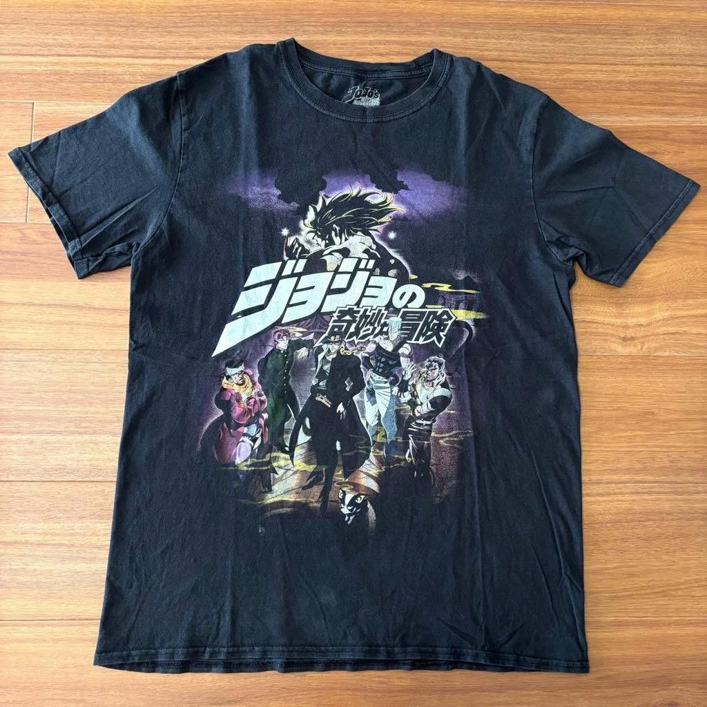 JoJos Bizarre Adventure Part 3 Official T Shirt L Black Vintage Rare