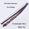 JoJo's Bizarre Adventure Black Skull Tie - Yoshikage Kira Edition