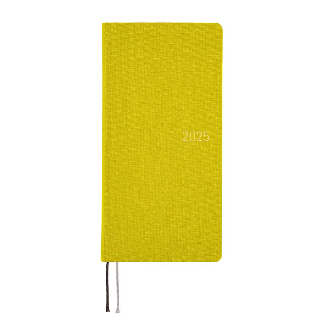 Hobonichi Techo 2025 Weeks Colors/Pistachio Starting in January Weekly Notebook Weekly Left Slim Portrait