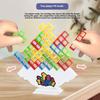 1 Set Puzzle Board Assembly Bricks Educational Toys Tetra Tower Balance Game Stacking Building Blocks For Children