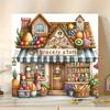 5D Artificial Diamond Landscape Decorative Home Painting Childlike Retro Decorative Painting DIY Diamond Art Embroidery Kit