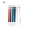12 Pieces Gel Pen Refill Painting Drawing Stationery Replacement School Artist Office Marking Shinning Ink Ballpoint