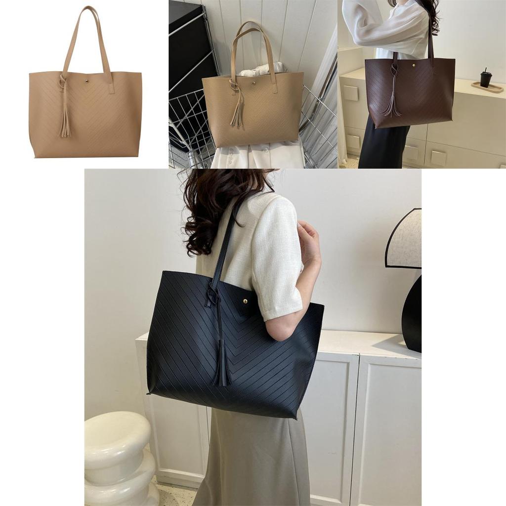 Fashionable Summer Street Style Commuter Tote Bag For Women Pu Leather