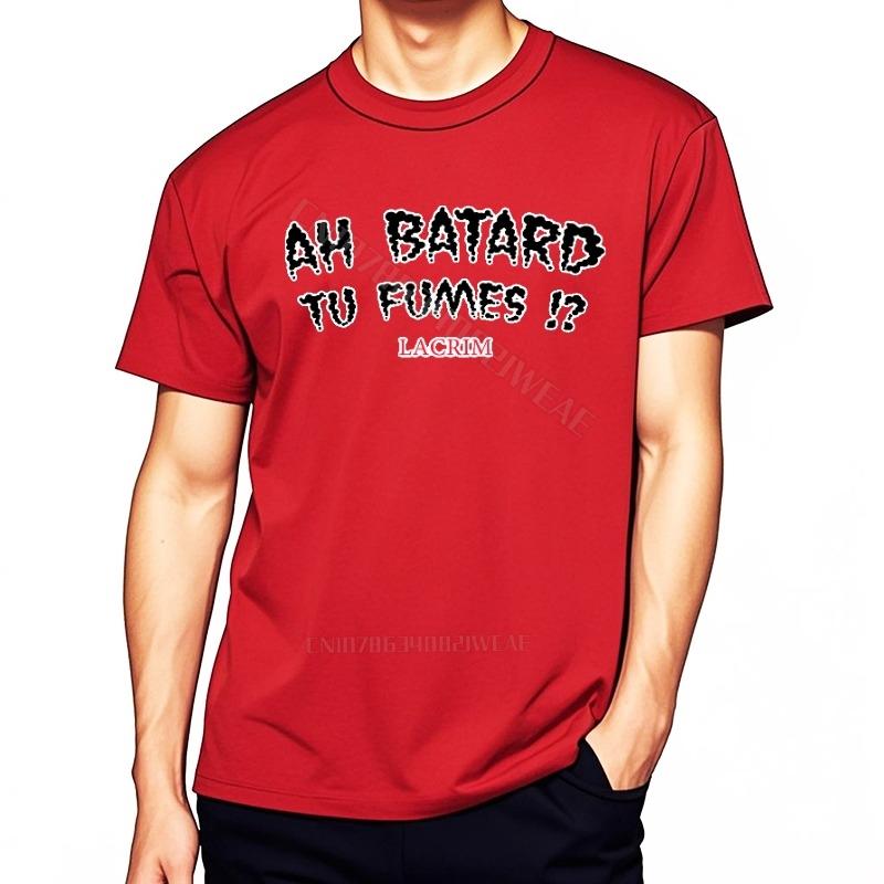 Top Tees Casual Summer Tshirt Streetwear Streetwear Tshirts Ah Bastard Youre Smoking Tear Gas Retro Streetwear Solid Color
