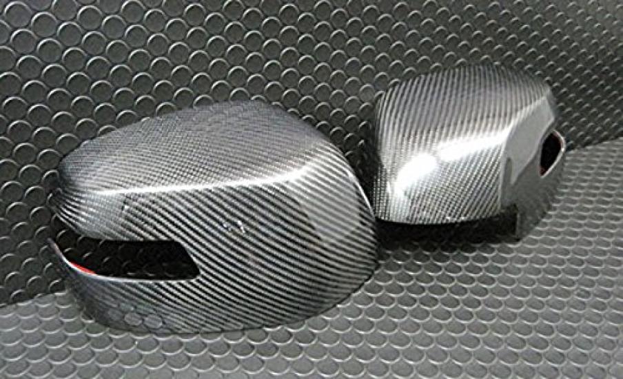 BRIGHTZ Real Carbon Fiber Door Mirror Type for Toyota Step Wagon and RP3 Covers, D, RP1, RP2, [CAR-MIR-033] (Part Number 22877)