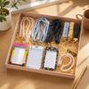 1 Set Safety Breakaway Buckle ID Badge Lanyard Stretchy Scrunchie Style Waterproof ID Card Holders Retractable Lanyard Set