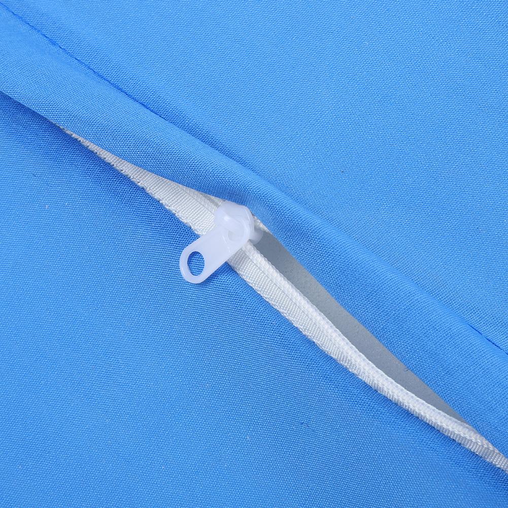 Cojín de Enfermería para Pacientes Paralizados Amigable con la Piel Cuidado Anti Escaras Almohadilla Triangular (50 x 25 x 15cm)(azul )