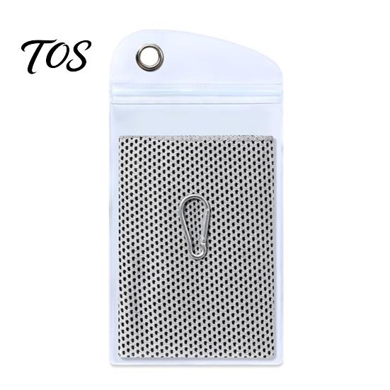 Hot Weather Relief Towel 90x30cm Cooling for Face, Chilly Sports with Storage Bag Sweat Absorbing Workout And Carabiner, Portable Cold Neck