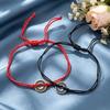 Dawapara Nordische Ältere Futhark Runen Armband Schutz Talisman Verstellbares Seilarmband Edelstahl Anhänger Religiöser Schmuck