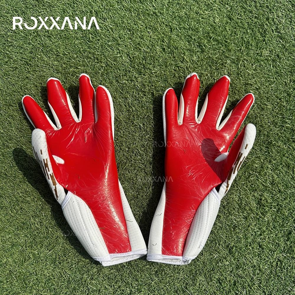 ROXXANA Anti - Slip Soccer Gloves, High - Performance, Grip Latex, Durable, Protective, for Goalkeepers Training, Must - Buy.