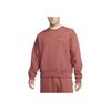 Nike Logo Crew Neck Pullover Long Sleeve Sweatshirt Men Tops Red DA0318-691