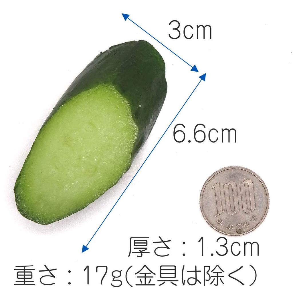 Food Sample Keychain Cucumber Slices Look Like You Want To Eat Them 361K [Coconut Accessories] - - -