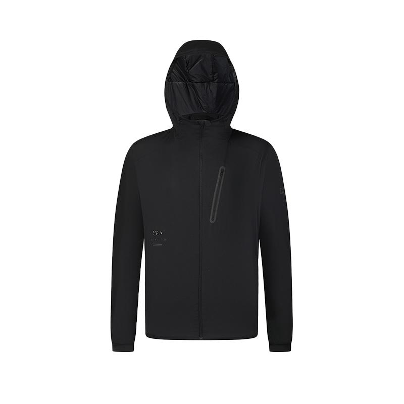 New FILA Puffer Jacket Men's Pitch Black A11M441925FBK