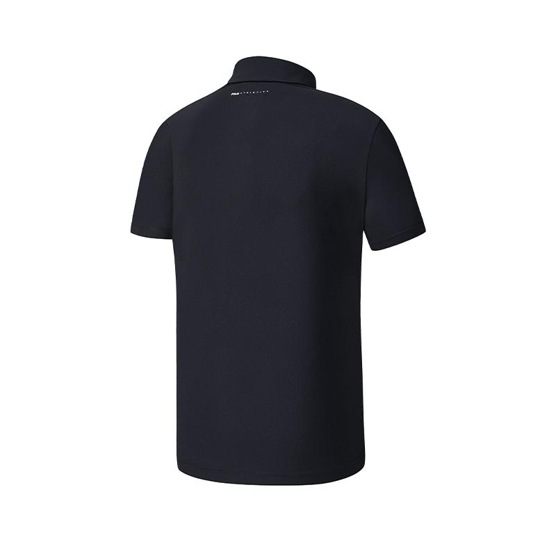 FILA Fitness Cool Dry Simple Versatile Sports Casual Polo Shirt Men tops Royal-Blue A61M621105FNV