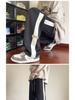 Men's Trendy Colorblock Summer Sports Pants - Lightweight, Relaxed Straight-Leg Sweatpants for Teens