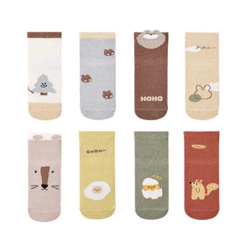 Baby Socks Cartoon Toddler Anti Slip Cotton Floor Socks for Girls Newborn Boys Cute Anti Slip Accessories Four Spring Autumn
