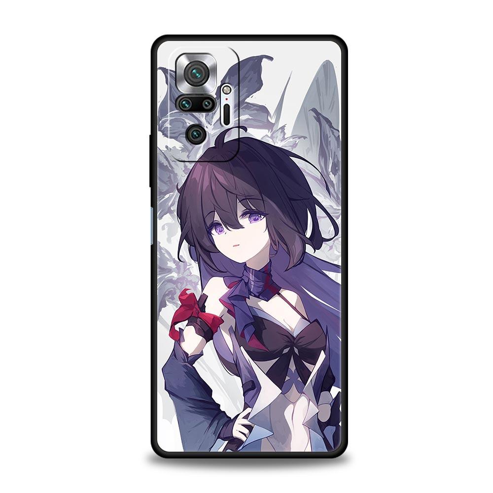 

Чехол для телефона Honkai Star Rail Gepard Bronya для Xiaomi Redmi Note 13 12 5G 11 10 Pro 4G Plus 9S 9 8 7 9T 8T 10C 9C 9A, мягкий чехол Redmi Note 8 Pro