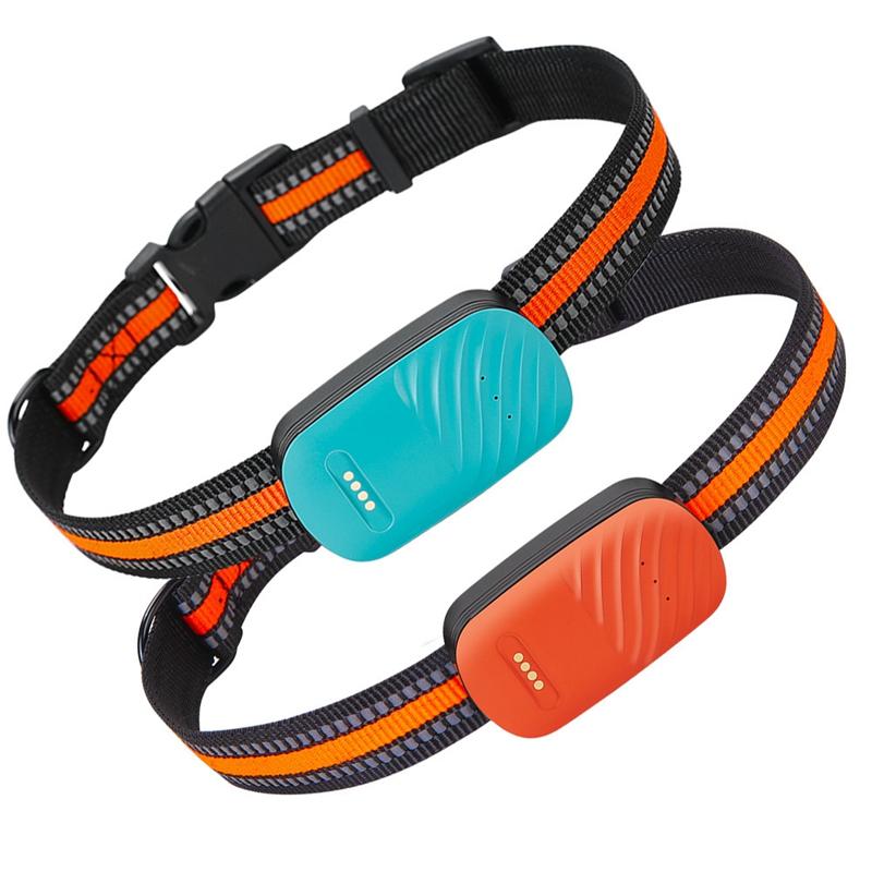 NEW-G51 2/4G GPS Tracker Waterproof Anti-Lost Locator Smart Collar Find Device Ringing Remote Control APP For Dog verde