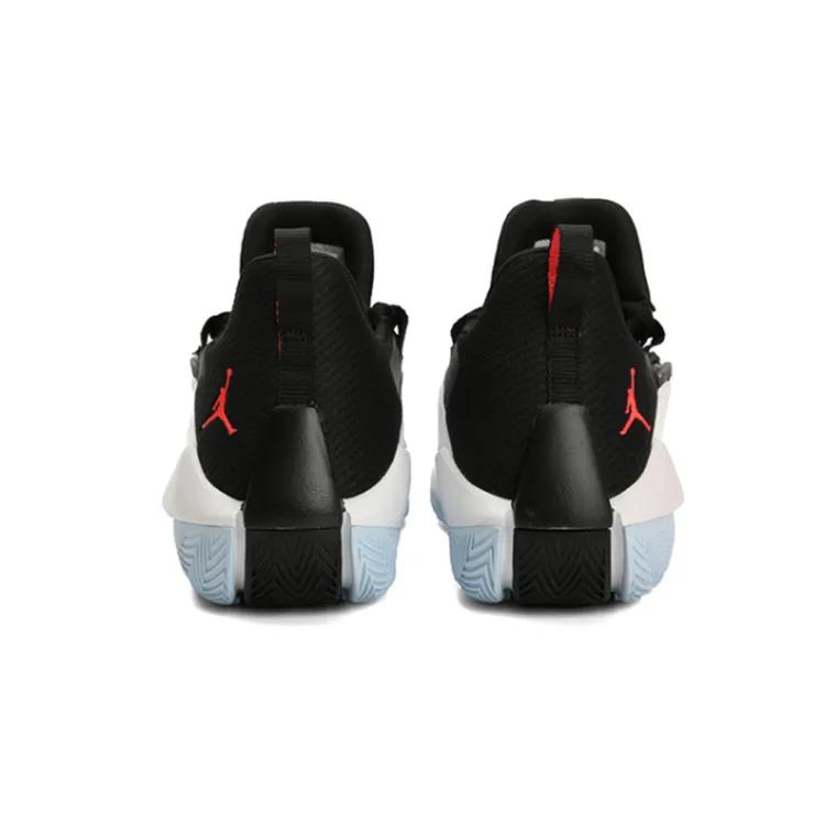Air Jordan Jumpman Hustle PF 'Bílá Černá' (Unisex) Bílé / Infračervené 23 / Černé Basketbalové boty AQ0394 100