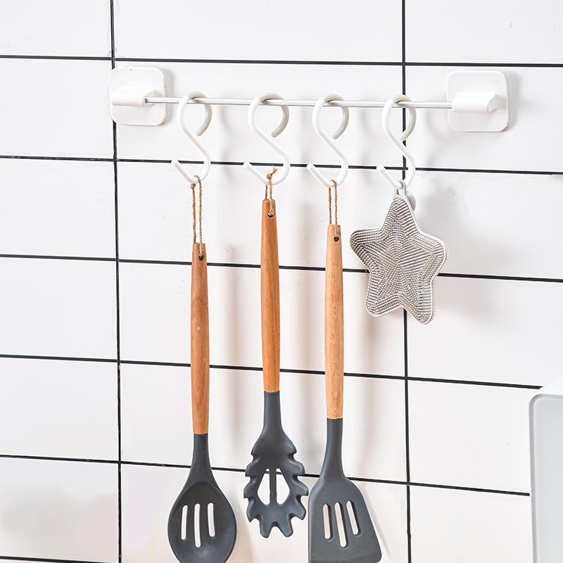 3pcs S-type Hanger, Coat Hanger, Windproof S Hook, Dormitory Bag Hanger, Clothes Towel Key Hook, Kitchen Multi-functional Hook