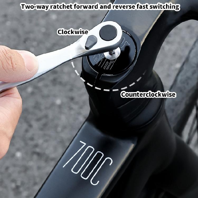 Professional Bike Maintenance Tool With Multiple Head Option Ergonomic Aluminum Bike Wrenches for Various Bolt Size