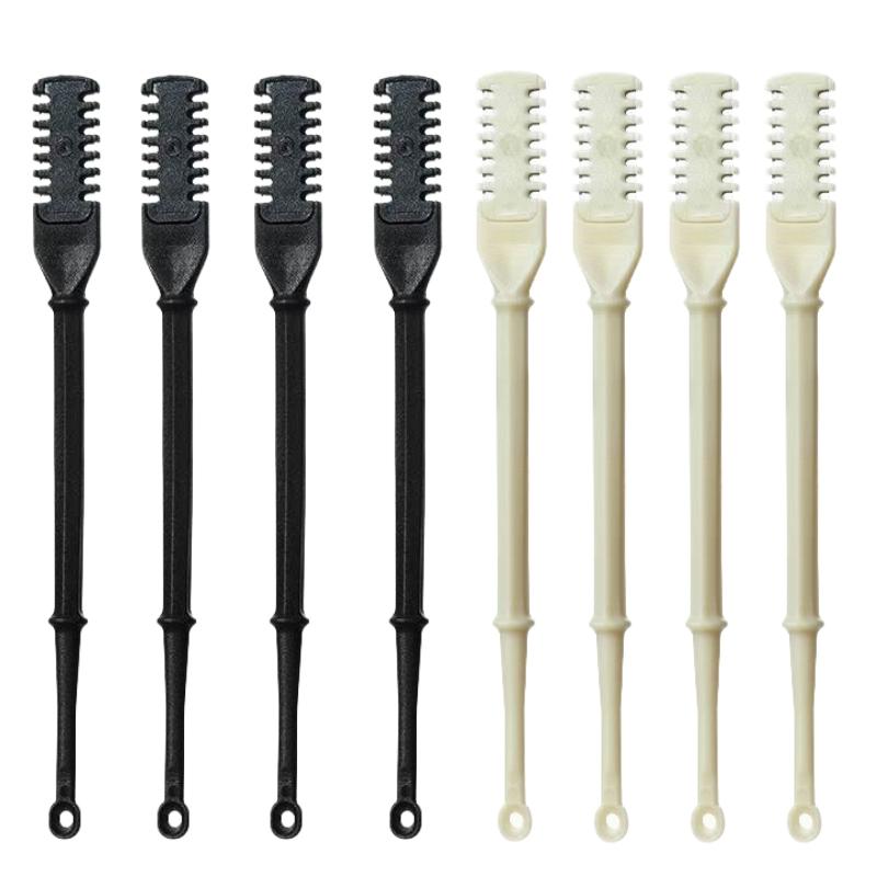 2/4/8Pcs Nose Hair Trimmer 360 Rotating Nose Hair Remover Nasal Clippers for Women Men Washable Manual Nose Hair Trimmers