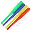 2/4pcs Lightweight Plastic Baseball Bat with Ball Set Training Practice Bat for Beginners Outdoor Sports Equipment for JXB