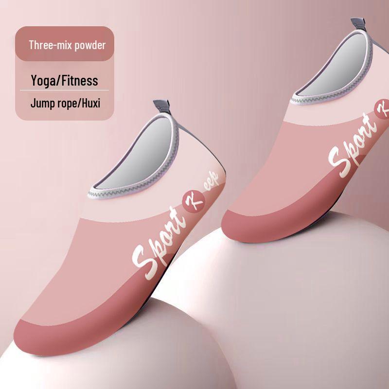 Women's Silent Non-Slip Shock-Absorbing Fitness Shoes – Lightweight Soft Sole Sneakers for Dance, Yoga, Jump Rope & Training