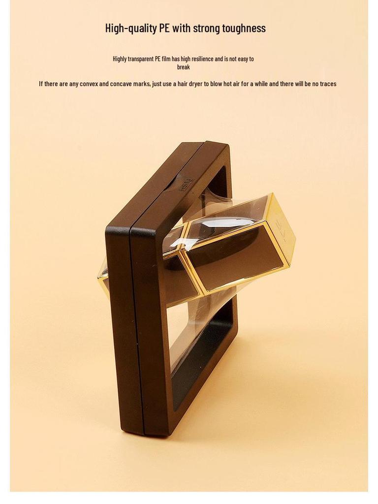 Transparente Schmuckschatulle mit Aufbewahrung für Halsketten, Ringe und Ohrringe