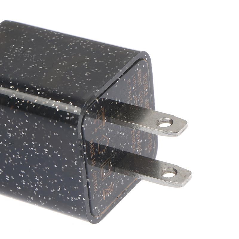 Cor 2 Portas Saída USB 5V Plug de Carregador de Parede Adaptador de Energia de Viagem Telefone
