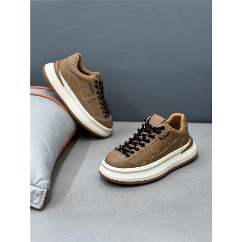 Winter casual simple color matching ancient round head casual and comfortable ok