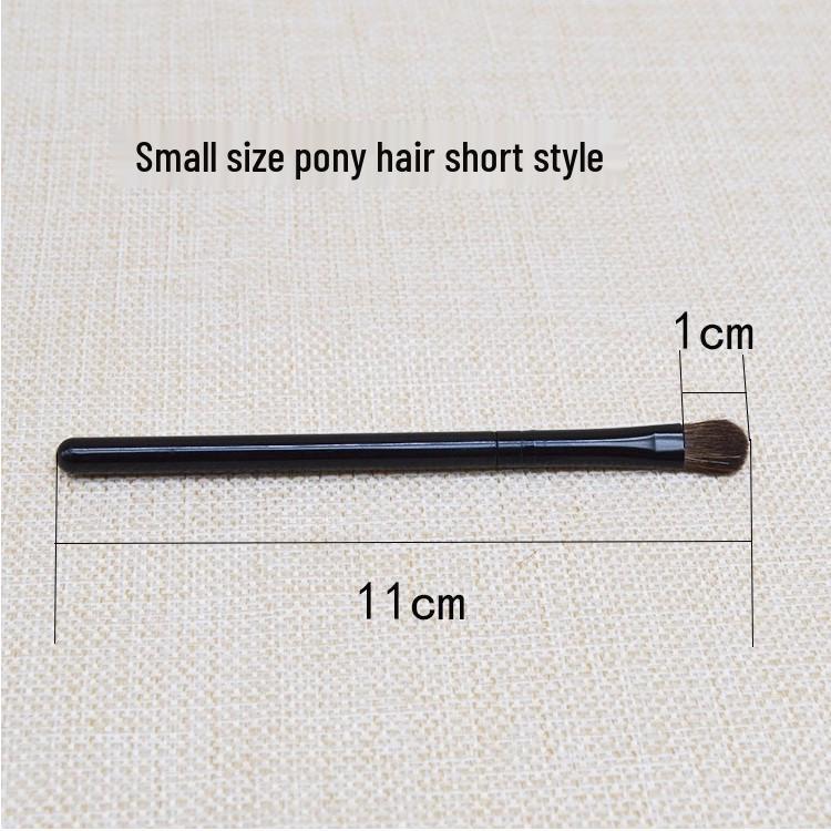 In-Stock Single Pony Hair Brush Set: Eyeshadow, Lip, Angled Nose, Contour, and Shading Makeup Tools