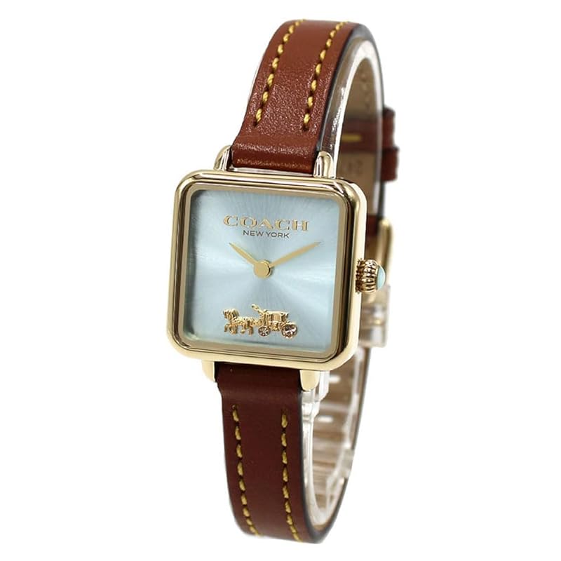

[coach] watch ladies CASS Cass square leather leather belt 14504231 [product]