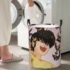 Ranma 1/2 Saotome Pig Girls P Chan Folding Laundry Baskets Dirty Clothes Sundries Storage Basket Home Organizer Hamper