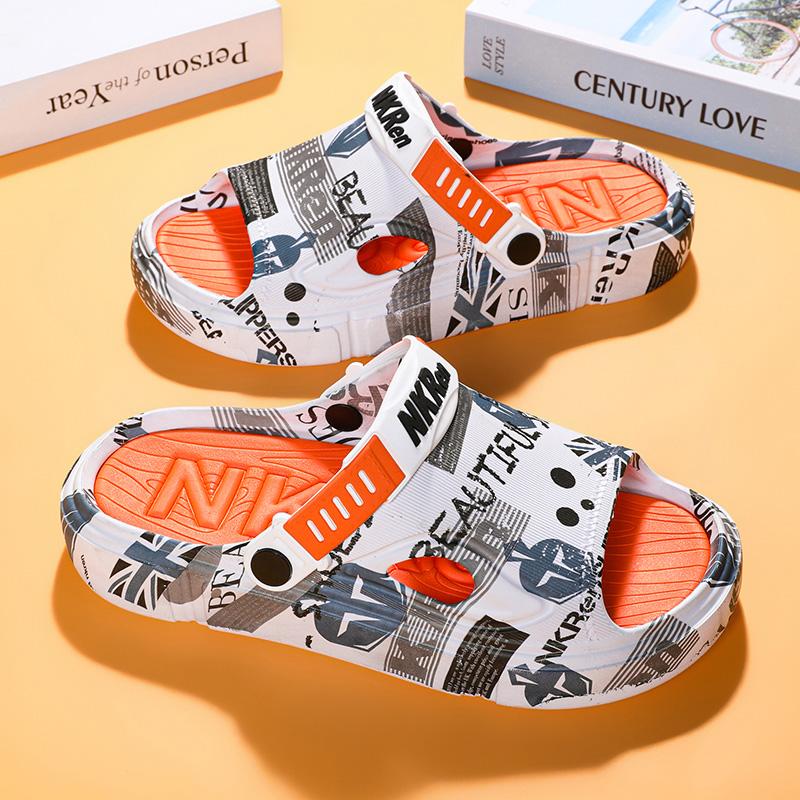 Fashion 2024 Summer Men's Sandals New Home Garden Shoes Comfortable and Lightweight Men Slippers Non-Slip Soft Bottom Flip Flop Sandals