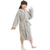 MARBEINE Kids' Bathrobe, Towel Fabric Pajamas for Boys and Girls, Solid Color, Junior, Open-Front, Bath Towel, Soft and Fluffy, Loungewear for Kids