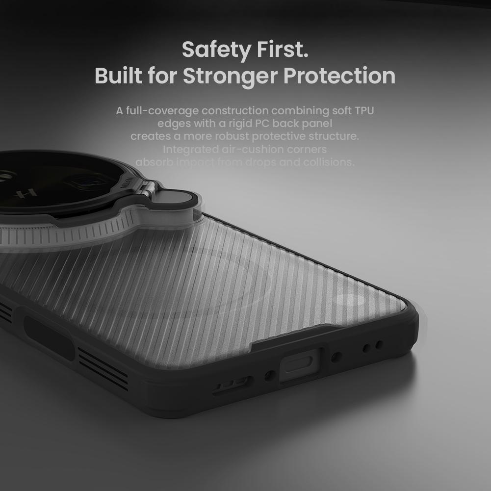 Custodia per Telefono OPPO Find X9 Ultra Nillkin CamShield Prop Magnetica Versione Trasparente Guscio Rigido in PC+TPU Cover Posteriore Antiurto