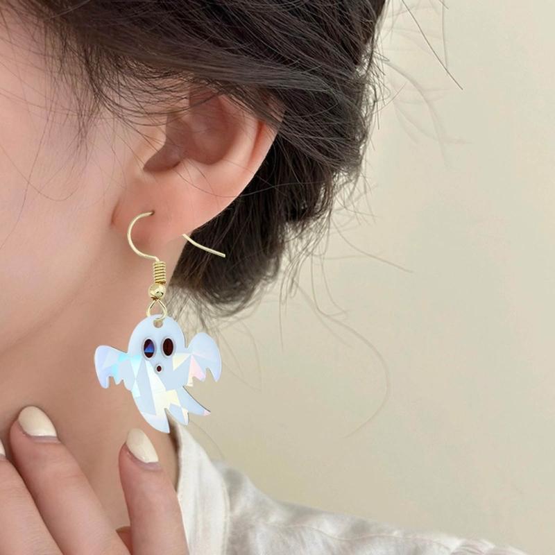 Silicone Specter Bat Cat Holographic Molds Light Shadow Earrings Pendant Mold DIY Ornaments Jewelry Epoxy Crafting Mold