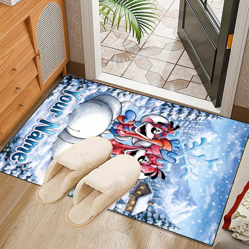 Custom Name Diddl Love Rug Office Rug, Indoor Rug, Chair Rug, Living Rooms, Doormat Game Rug Home Decor Birthday Christmas Gifts