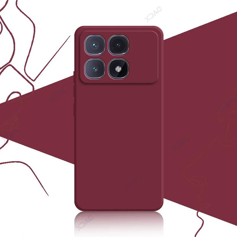 Luxury Case Covers for Redmi K70 K70E Pro Plus Ultra 5G Phone Armor RedmiK70Pro K70Ultra Soft Square Liquid Bags Shield