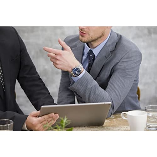 ORIENT Automatic Watch Contemporary Semi-skeleton Mechanical Automatic Domestic Manufacturer Warranty Open Heart RN-AR0002L Men's Navy