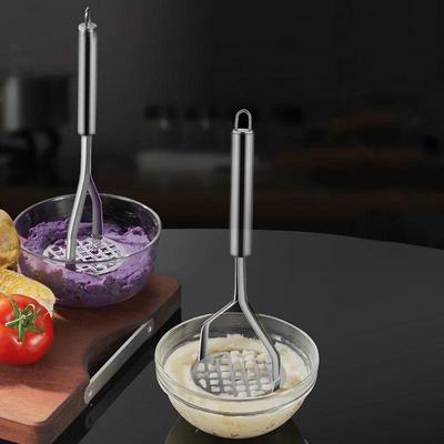 Schiacciapatate in Acciaio Inossidabile Schiacciapatate Schiacciapatate Purea Patata Dolce Viola Zucca Grattugia Accessori da Cucina Strumenti Produttori Frantumatore