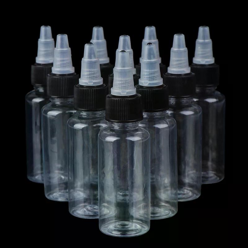 Lot de 10 pièces 30 ml Bouteille pour mélange de peinture Bouteille de stockage vide Bouteille pour liquide Conditionné séparément